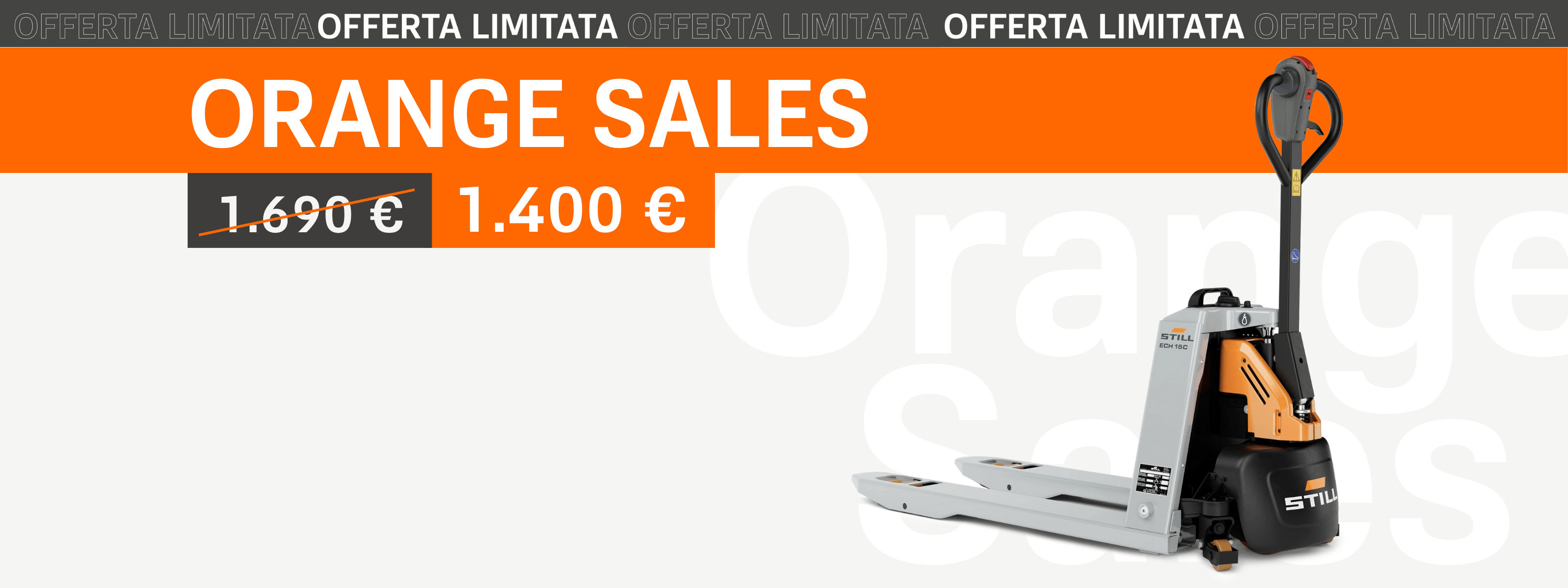 Transpallet ECH 15 C in promozione